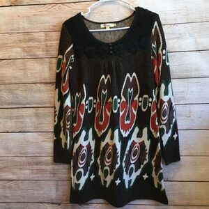 ‎ANTHROPOLOGIE ARYEH SWEATER DRESS IN BROWN